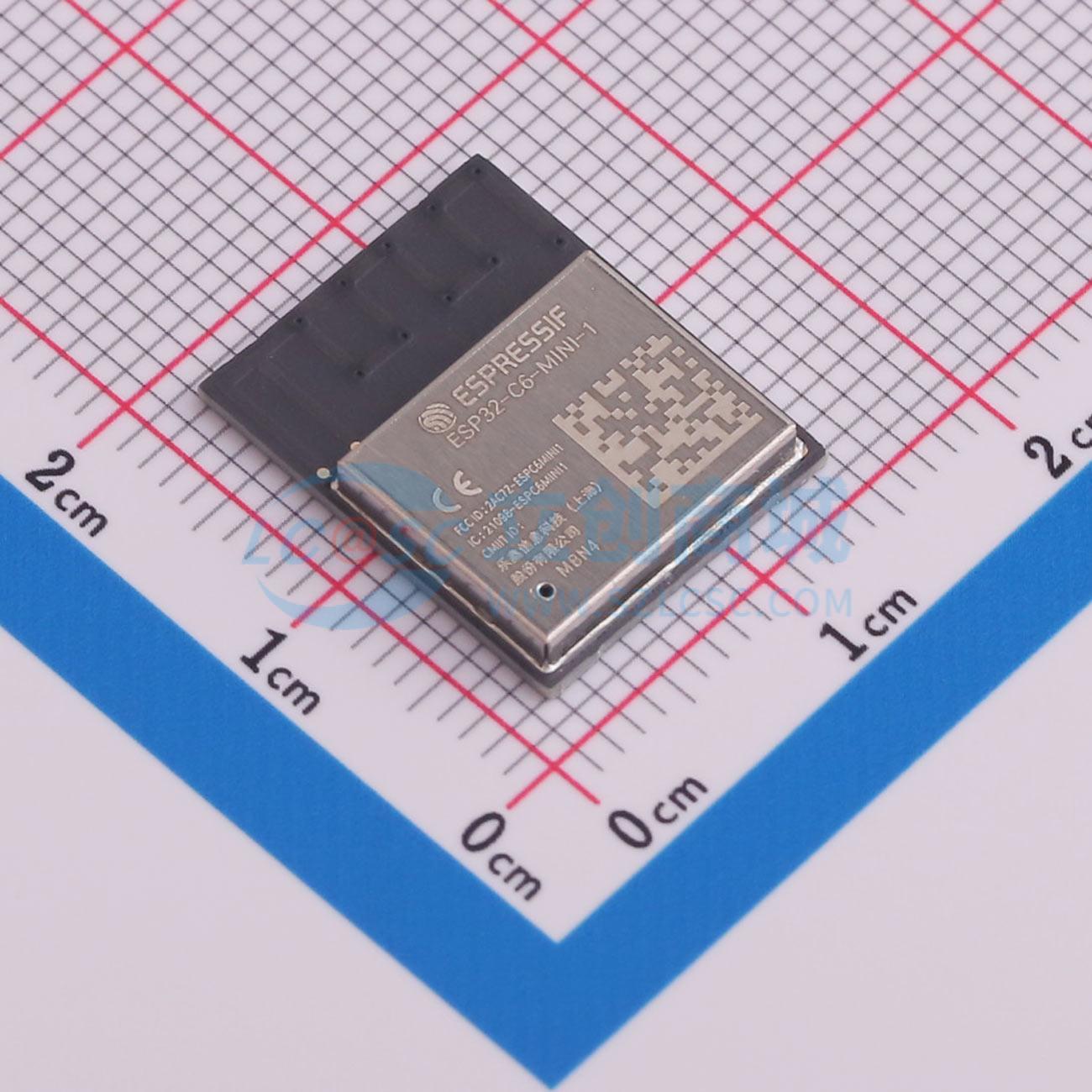 Esp32 Uart Module - 4 個 ESP32-C6-MINI-1-N4 SMD-53P ESP32-C6FH4 I2C