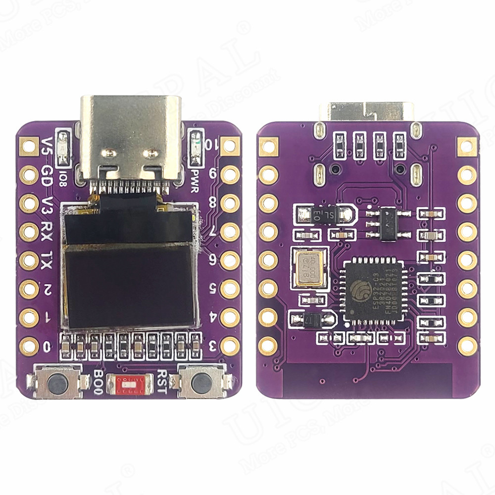 Esp32 Devkit - ミニ開発ボード,ESP32-C3 g,wifi,4 BT,2.4インチカラーディスプレイ,4mbフラッシュ,セラミックアンテナ,USB Type-c,esp32 c3