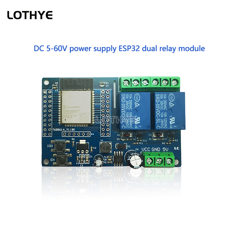 Espressif Esp32 - ESP32 デュアルチャンネル WiFi Bluetooth リレーモジュール セカンダリ開発ボード