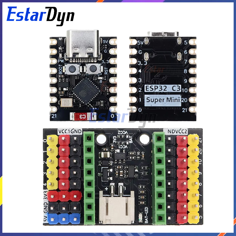 Esp32 Devkit - Estardyn-ミニ開発ボード,wifi,bluetooth,拡張ボード,ESP32-C3,esp32
