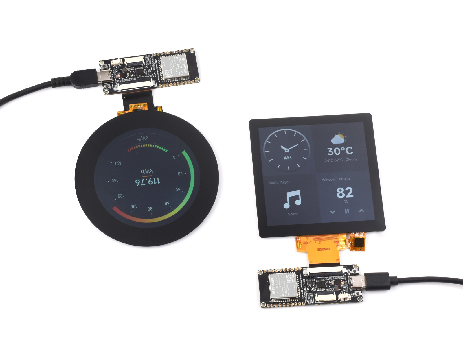 Esp32 S3 - 32ビットLCDドライバーボード,Waveshare-ESP32-S3 rgb,240mhz,lx7,デュアルコアプロセッサ,8mb,psramフラッシュ,wifi,bluetooth,rgbディスプレイ付き