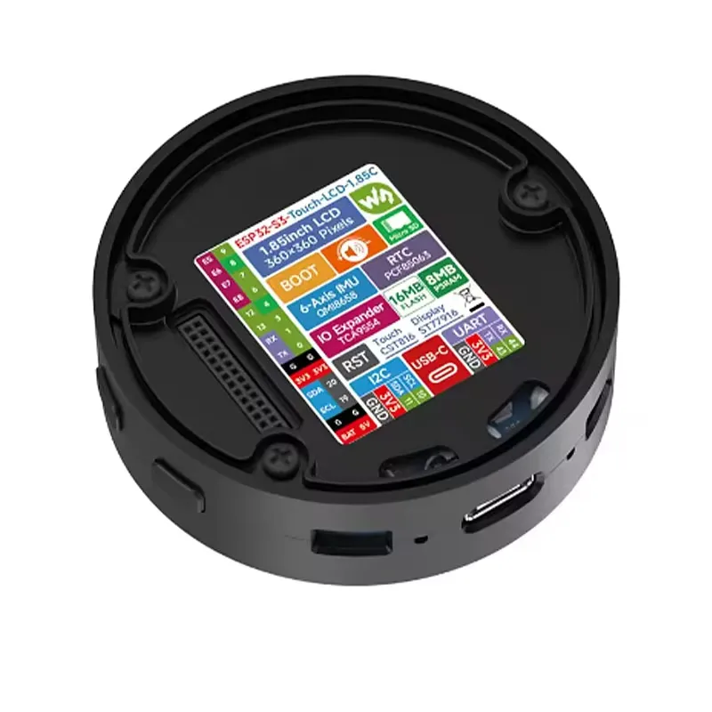Esp32 Development Board - ESP32-S3 1.85インチ円形タッチLCD開発ボード 360×360 スピーカーボックス Wi-Fi &