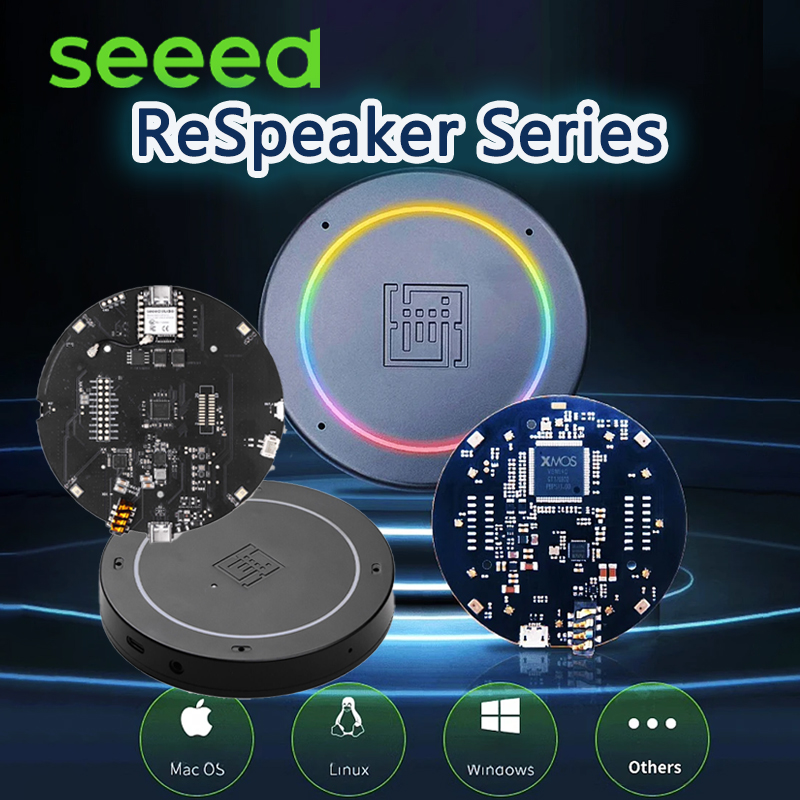 Esp32 S3 - Seeed ReSpeakerシリーズ マイクアレイ V3.0/USBマイクアレイ XVF3000 XMOS