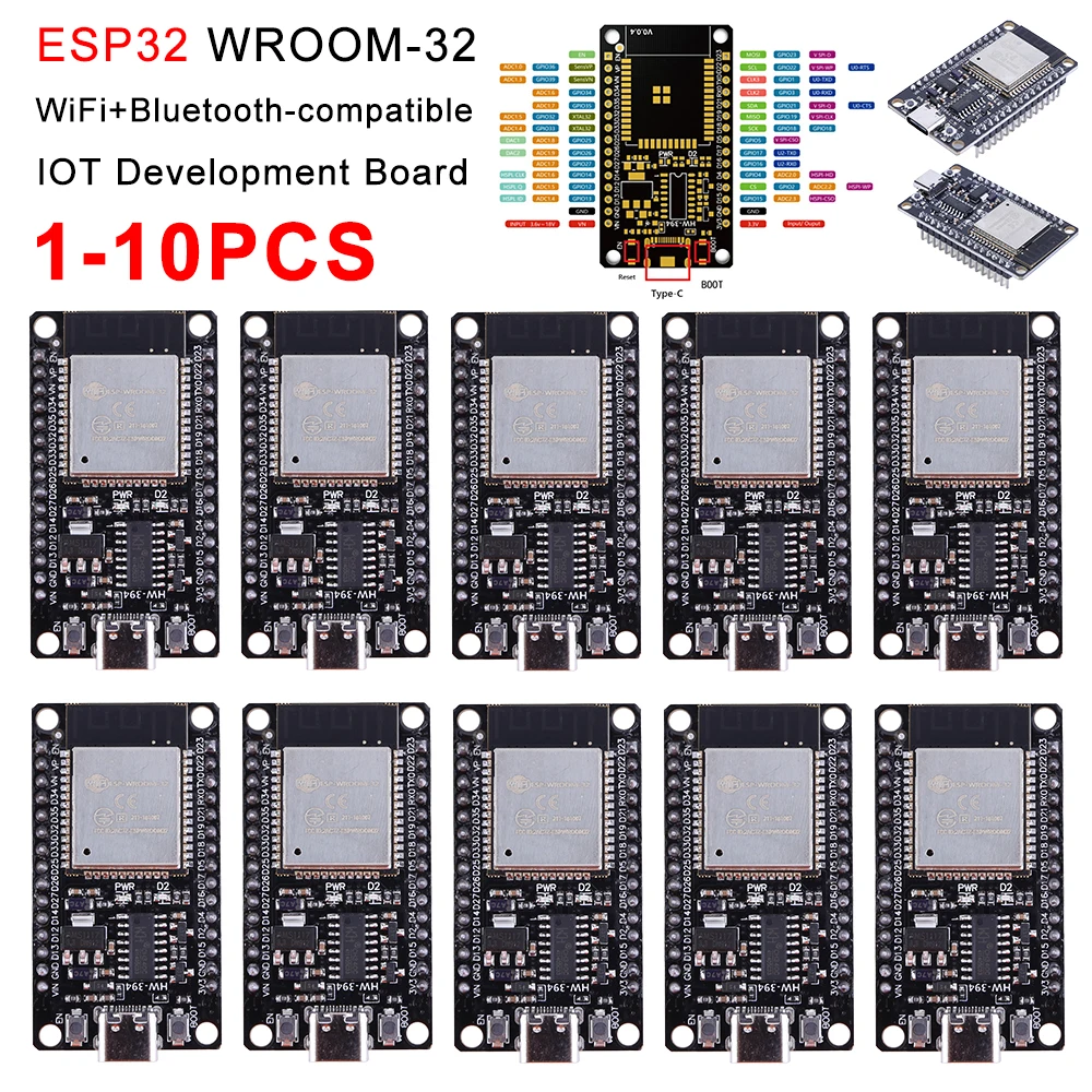 1-10 個 ESP32 開発ボードワイヤレス WiFi B - Esp32 Wifi Bluetooth Module のレビューと価格