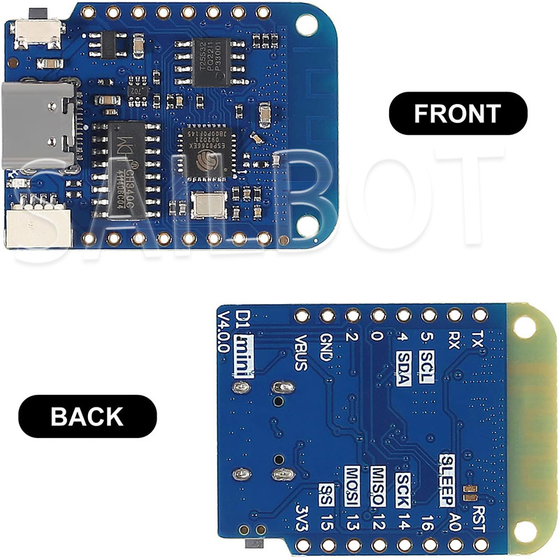 1-10 個 WeMos D1 ミニ ESP8266 WIF - Esp8266 Nodemcu のレビューと価格