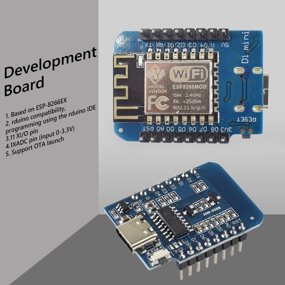 1-10 個 Type-C D1 ミニ NodeMcu ES - Esp8266 Nodemcu のレビューと価格