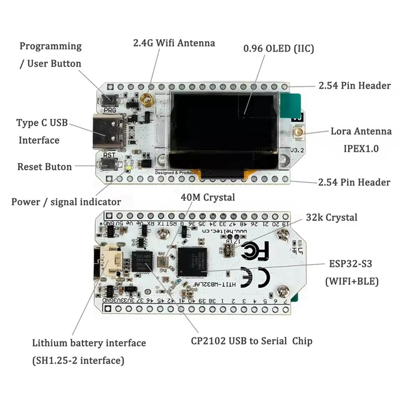 Heltec LoRa32 V3 863-928MHZ ES - Esp32 のレビューと価格