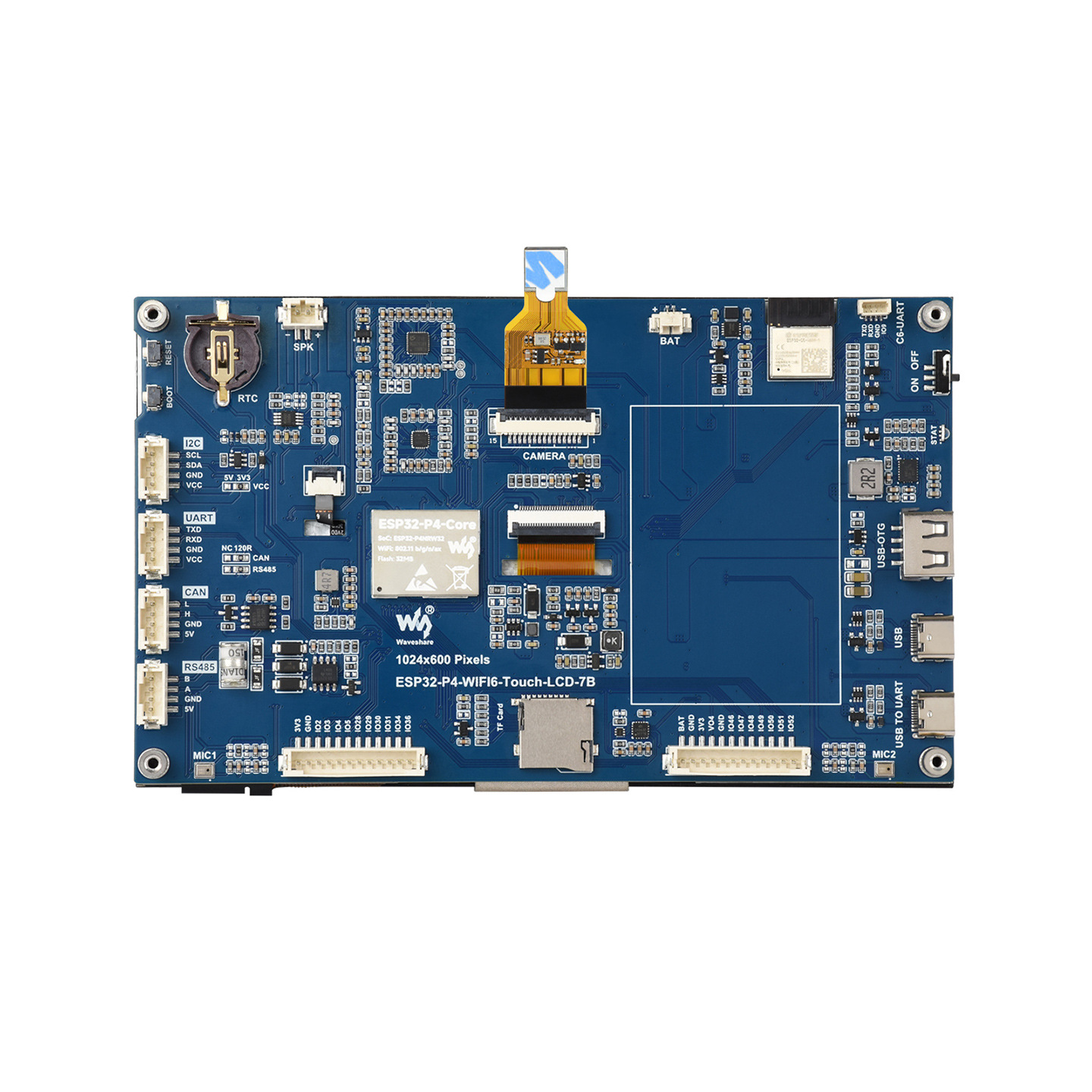 Wi-Fi 6とBluetooth 5を搭載した7インチタッ - Esp32 P4 のレビューと価格