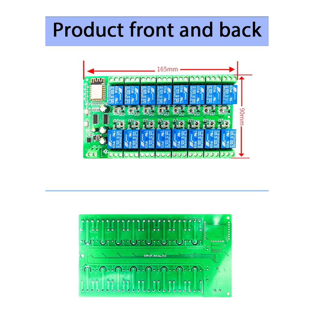 B14C ESP8266 WIFI 16 チャンネル リレー - Esp8266 のレビューと価格