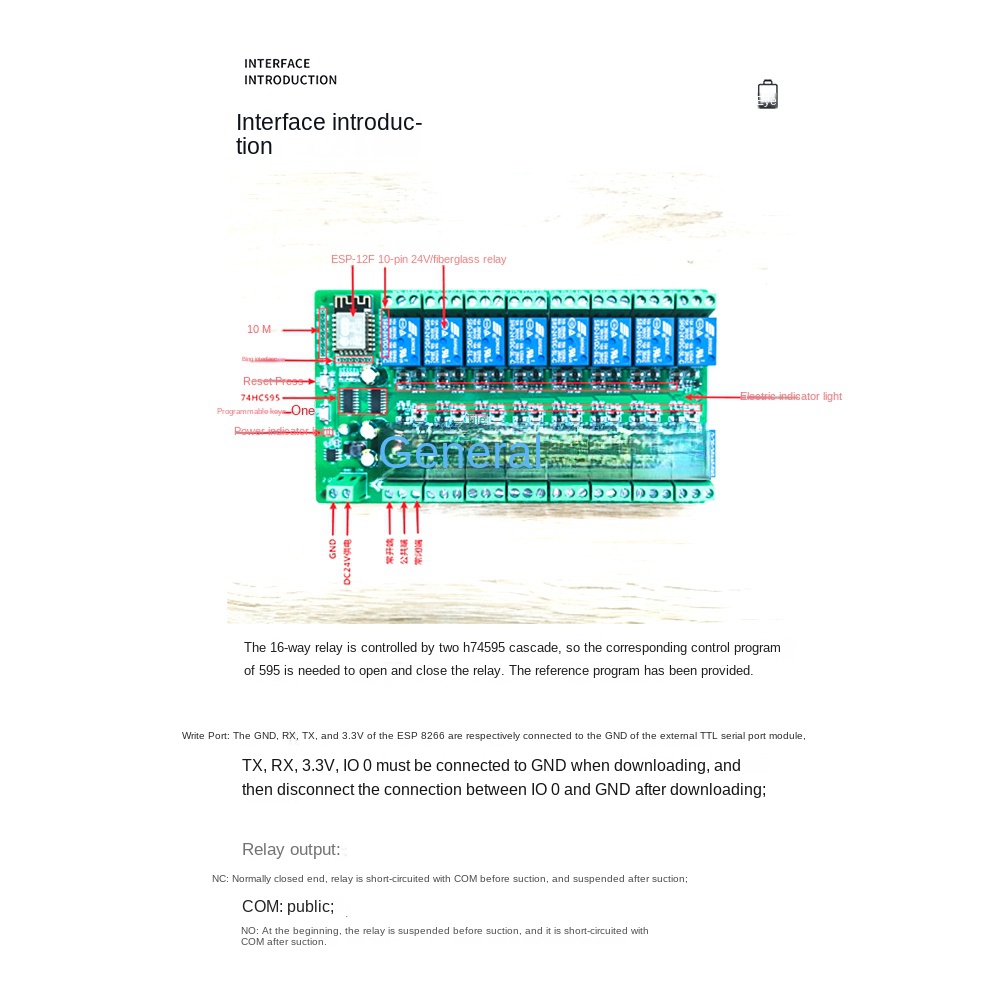 B14C ESP8266 WIFI 16 チャンネル リレー - Esp8266 のレビューと価格