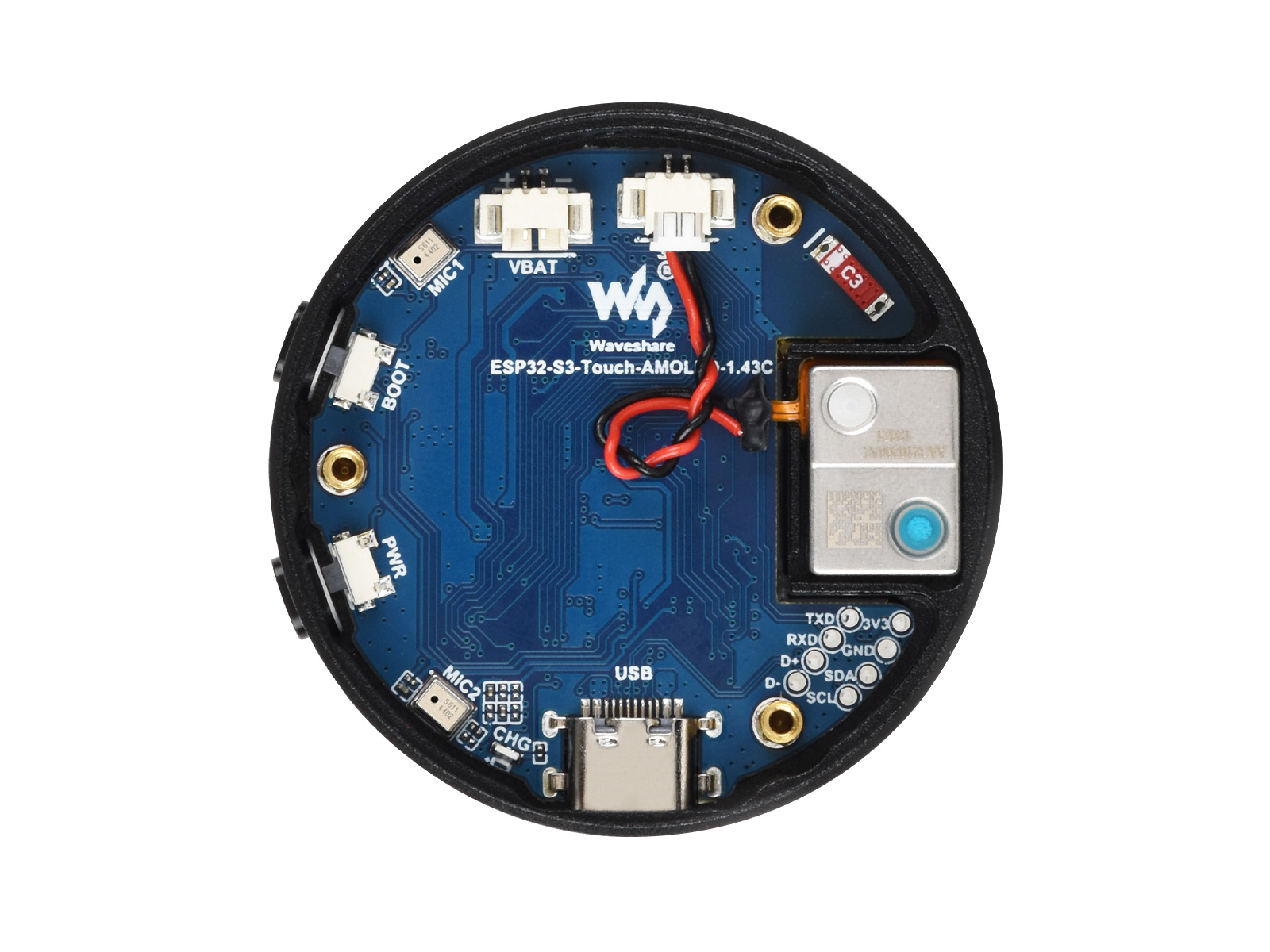 WaveshareESP32-S3 1.43インチ AMOL - Esp32 Development Board のレビューと価格